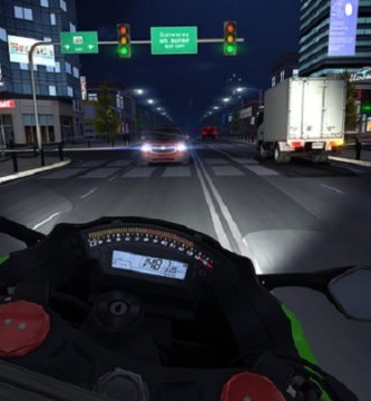 traffic rider uno de esos juegos Android para aprender a conducir motocicletas
