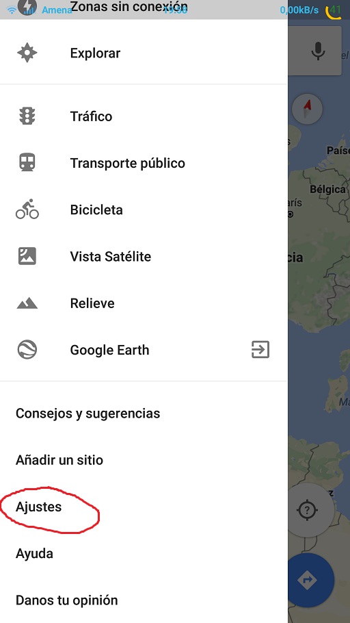 historial de ubicaciones de Google