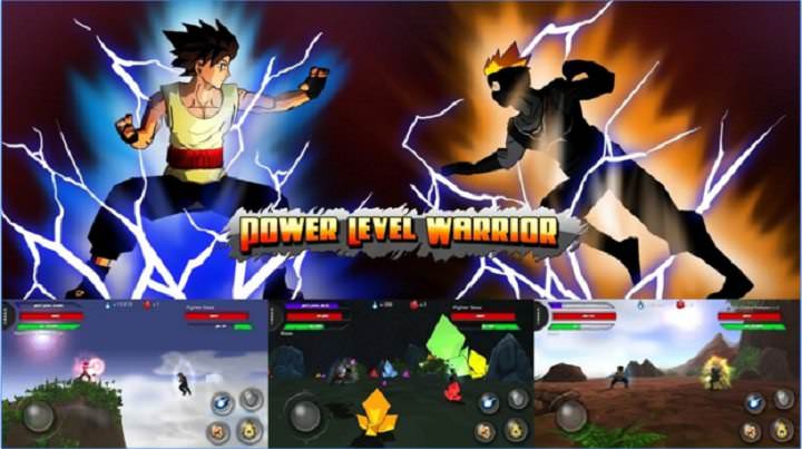 power level warrior es un juego estilo dbz