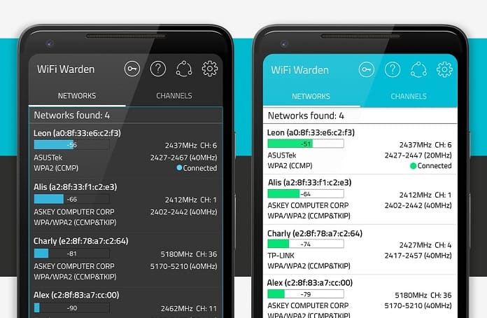 aplicación para auditar redes wifi en android