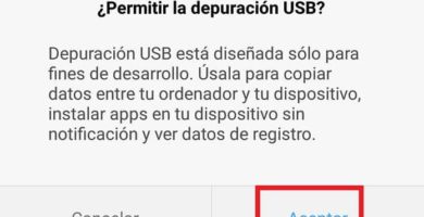 activar modo depuración USB