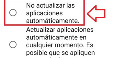 Desactivar Actualizaciones Automáticas