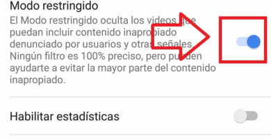 Modo Restringido de youtube android