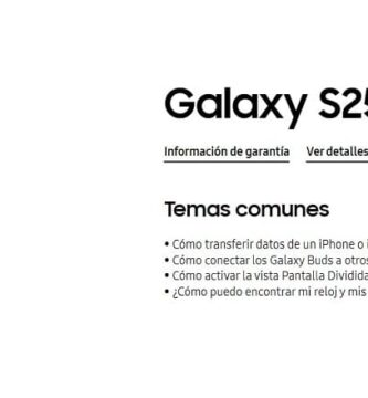 Manual Samsung Galaxy S25 plus.