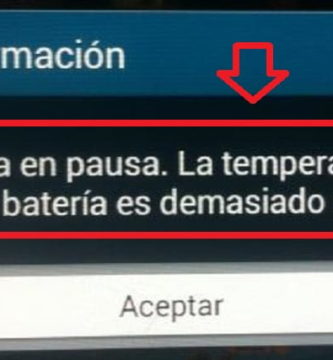 Carga En Pausa La Temperatura De La Batería Es Demasiado Alta