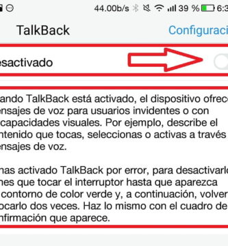 Cómo ACTIVAR O DESACTIVAR Talkback En Android