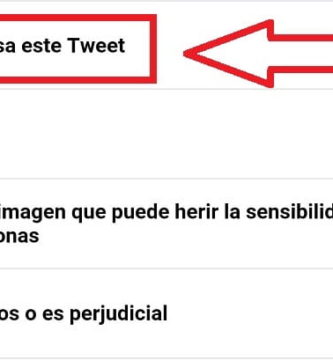 denunciar un tweet ofensivo