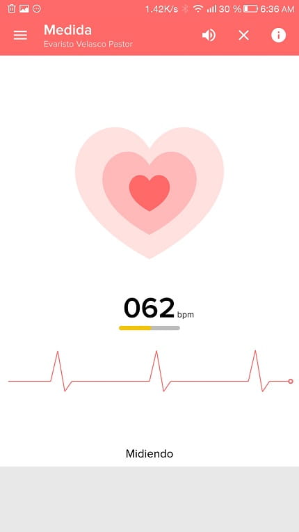 monitor de frecuencia cardiaca para android