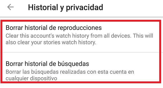 Cómo ELIMINAR Historial De Búsquedas De YouTube En Android