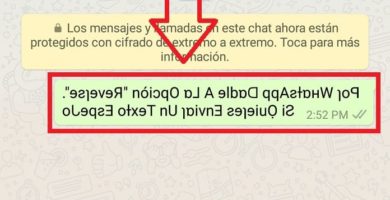 como escribir al reves en whatsapp