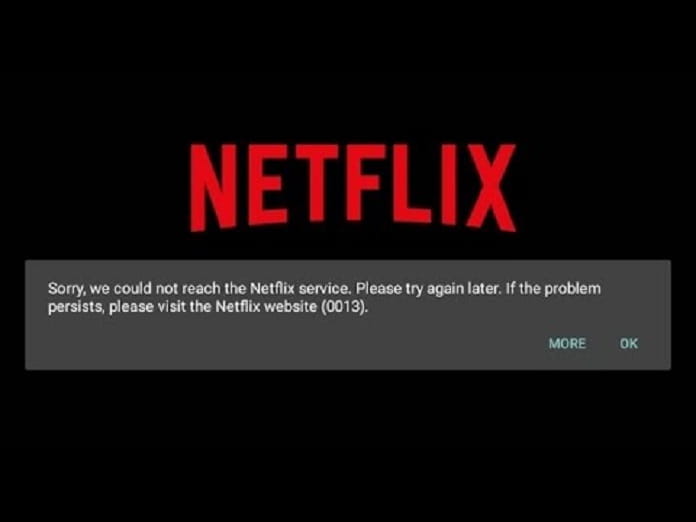 Código DE ERROR 1001 De Netflix