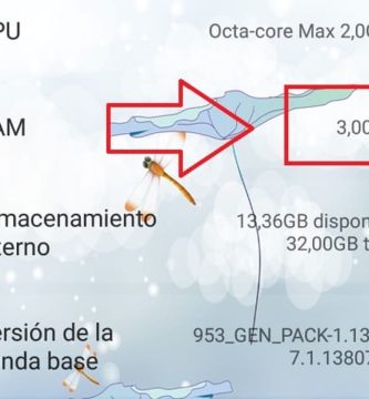 como saber memoria ram de mi movil