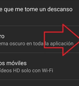 Activar tema oscuro de Youtube en Android