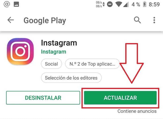 descargar instagram android sin play store