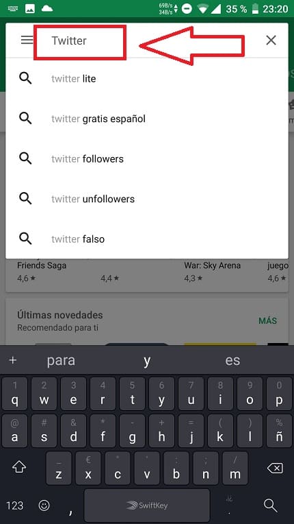 descargar twitter para android sin play store