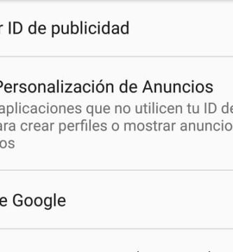 quitar los anuncios personalizados de google android