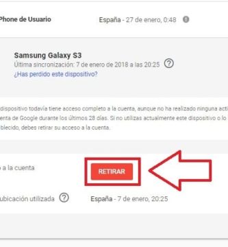 eliminar dispositivo de google