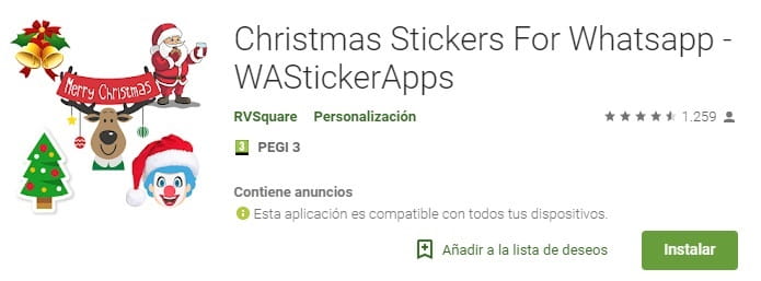 stickers de navidad para whatsapp.