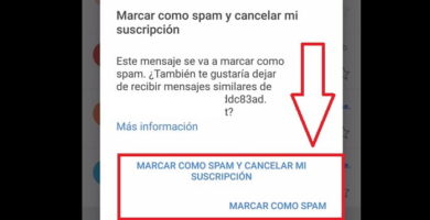 marcar un correo como spam en gmail