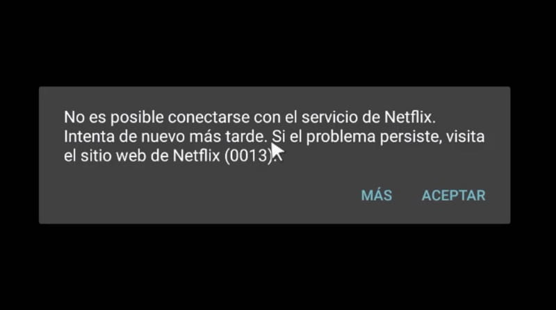 descargar netflix sin error 0013