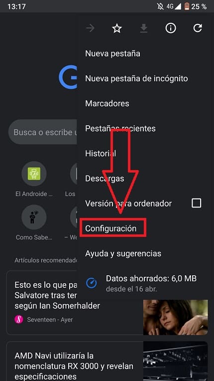 activar modo oscuro google chrome