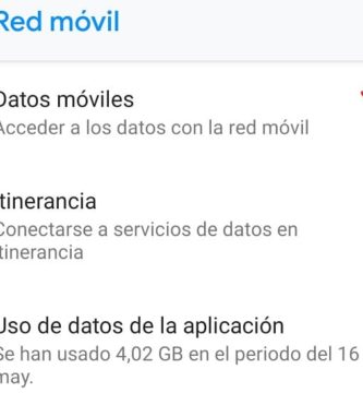 hay que tener la itinerancia de datos activada