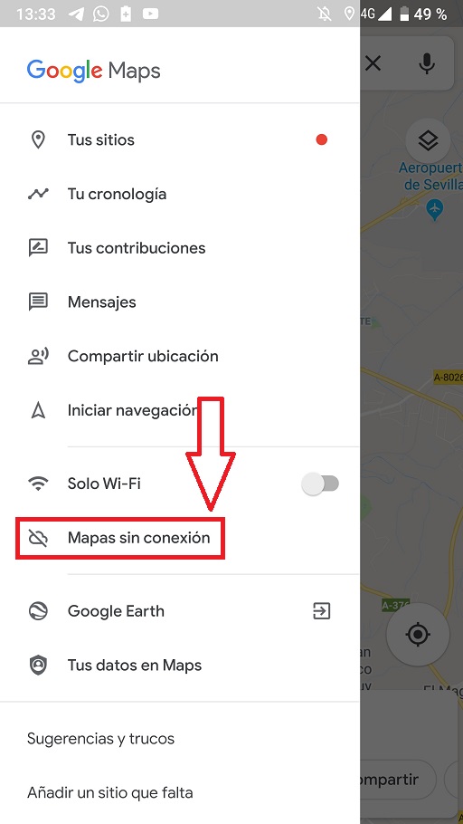 descargar mapas de google maps offline