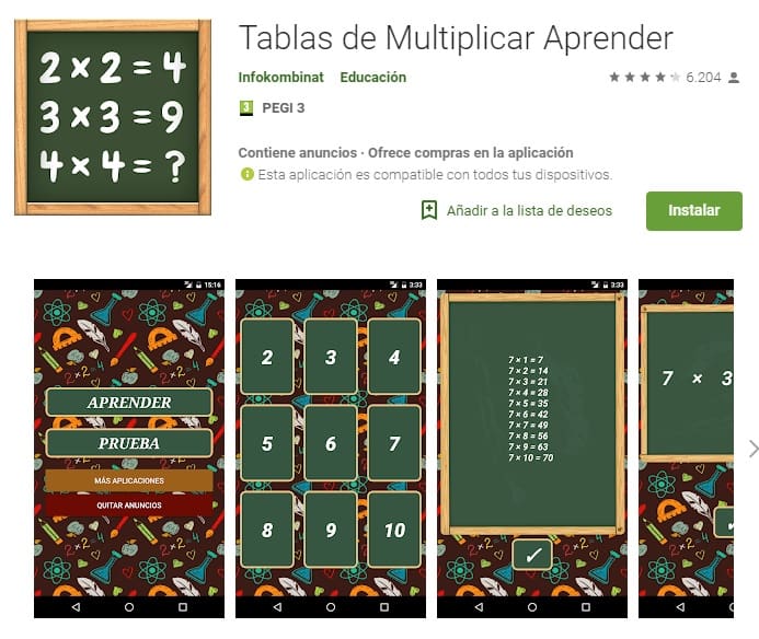 juegos para aprender las tablas de multiplicar para niños de primaria
