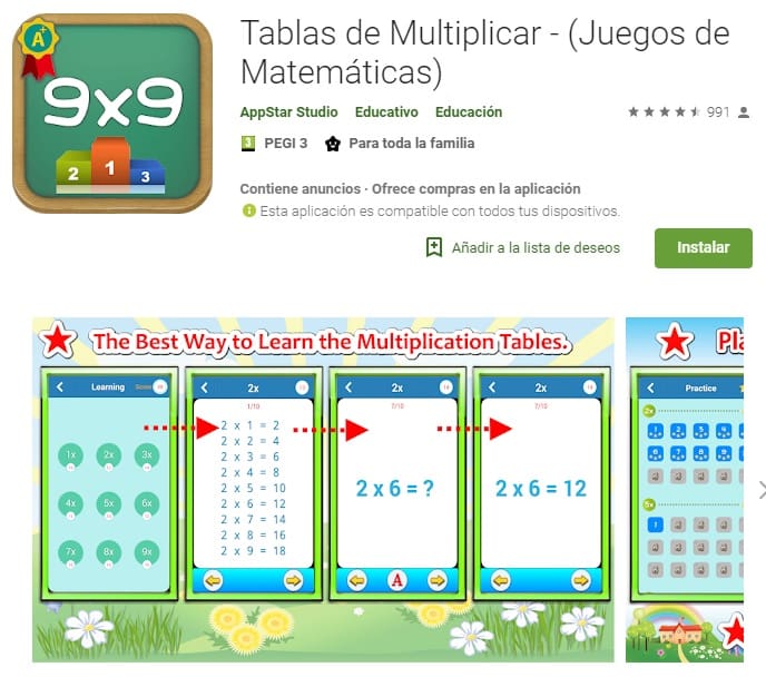 juegos para aprender las tablas de multiplicar y dividir