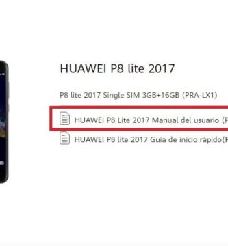 manual de usuario huawei p8 lite 2017