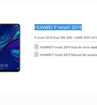 descargar manual huawei p smart 2019