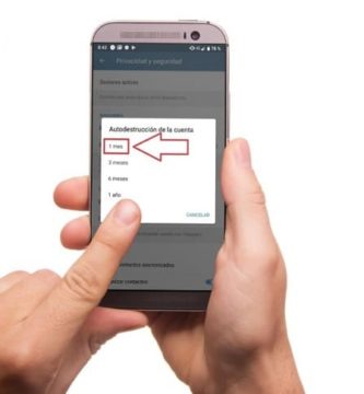autodestrucción telegram