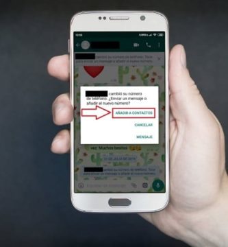 saber si alguien cambió su número de teléfono de whatsapp y agregarlo.