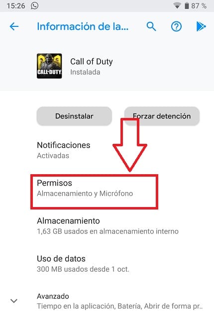 quitar en Call Of Duty Mobile