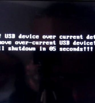 over current have been detected on your usb device system will shutdown after 15 seconds solucion