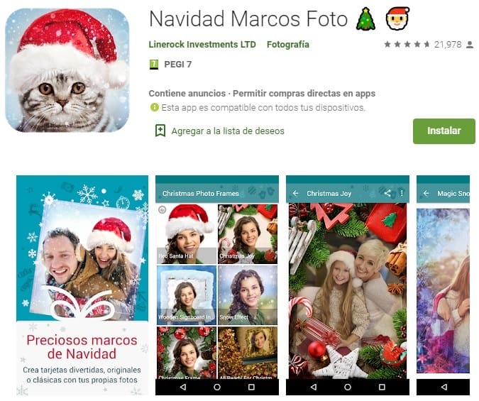 aplicacion para felicitar las navidades