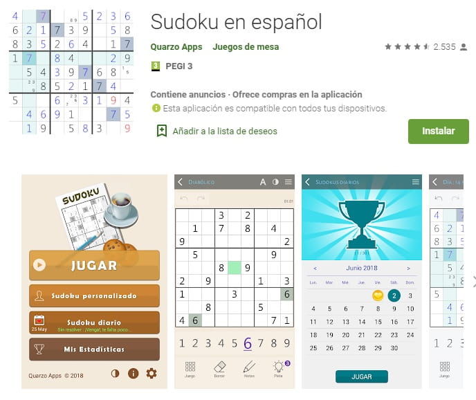 sudoku gratis para android