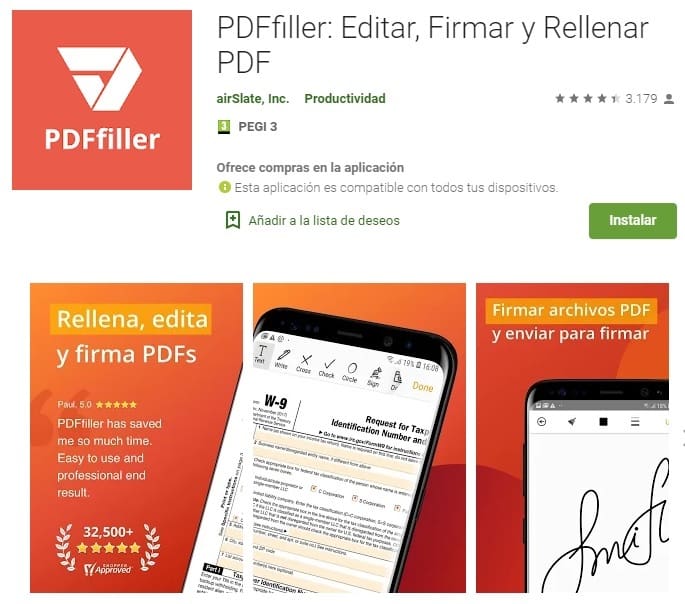 mejor editor pdf android