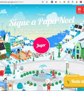 seguir a papa noel de google