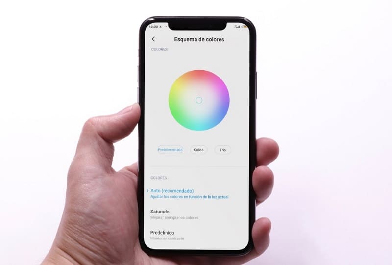 calibrar color de pantalla android