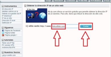 saber ip pagina web online