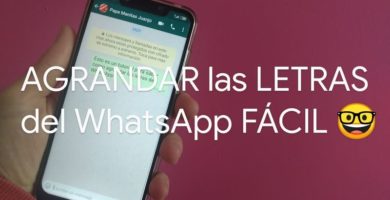 aumentar tamaño letra whatsapp