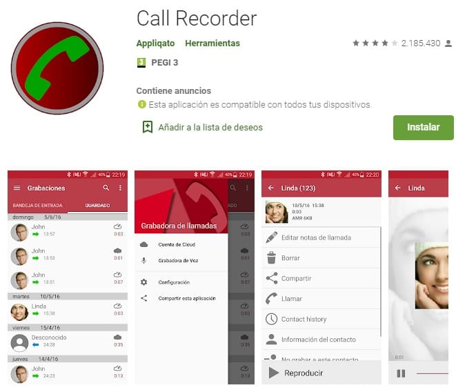 app para grabar llamadas