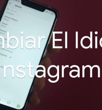 cambiar idioma instagram android