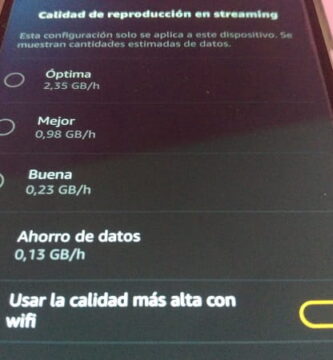 ahorrar datos amazon prime video.