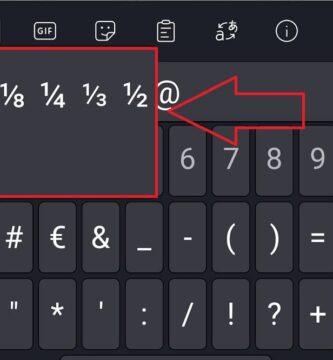 fracción swiftkey.