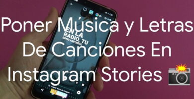 musica con letra stories instagram