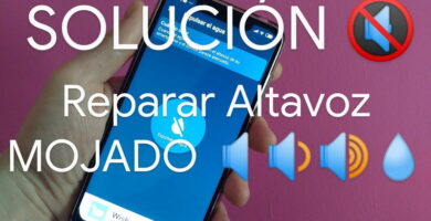 reparar altavoz mojado.