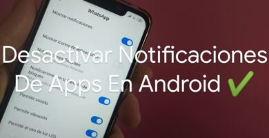 como desactivar las notificaciones de las aplicaciones