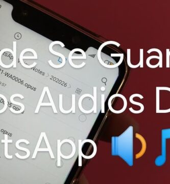 donde se guarda audio whatsapp android